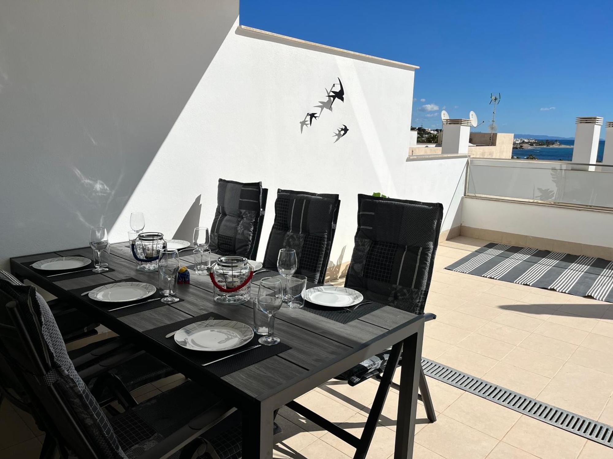 Lovely New Luxery Beach Apartment In Mojacar Playa Next To The Best Beach 外观 照片