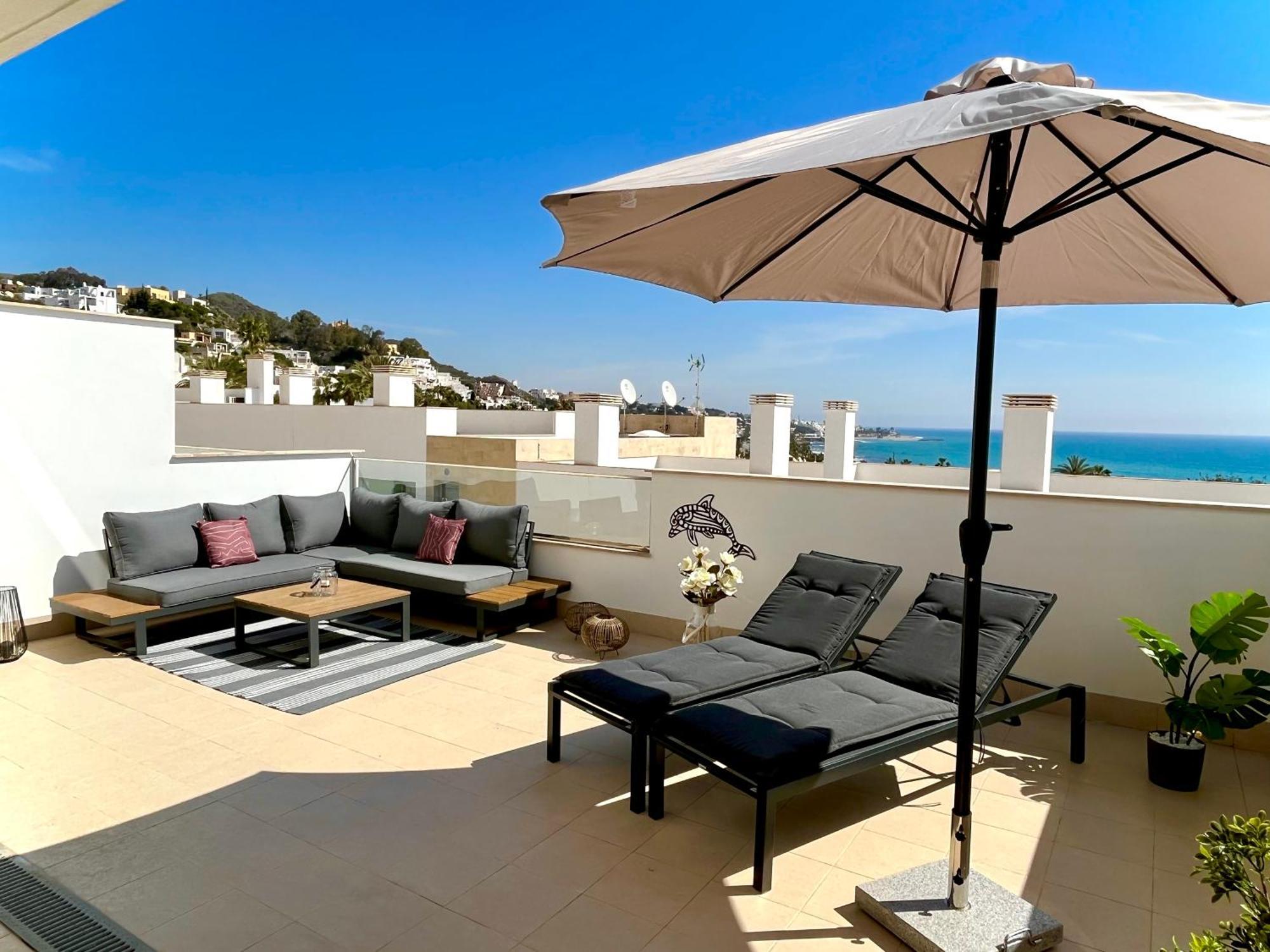 Lovely New Luxery Beach Apartment In Mojacar Playa Next To The Best Beach 外观 照片